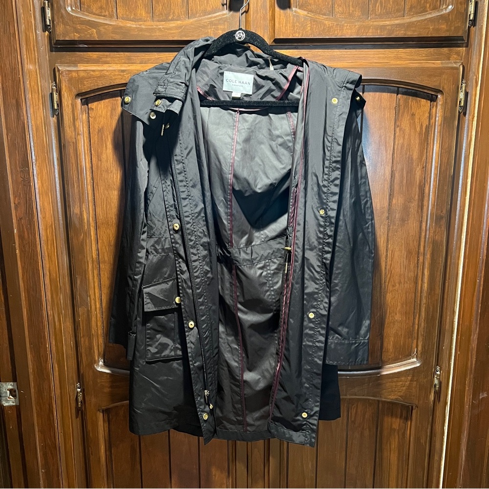 Cole Haan Signature Hooded Rain Jacket